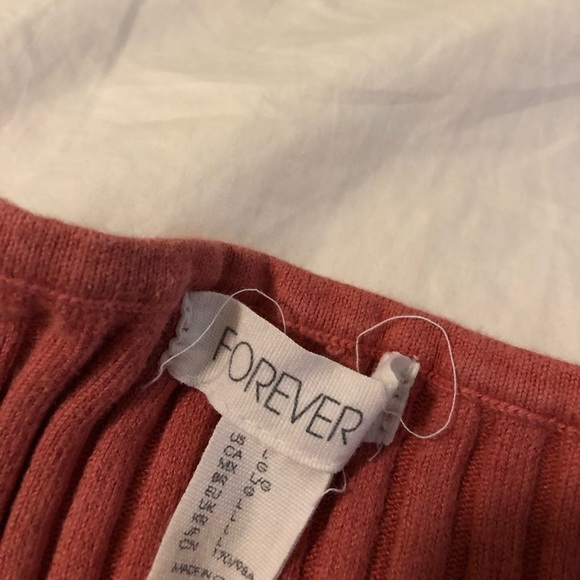 burnt orange forever 21 cropped tank top - Picture 4 of 5